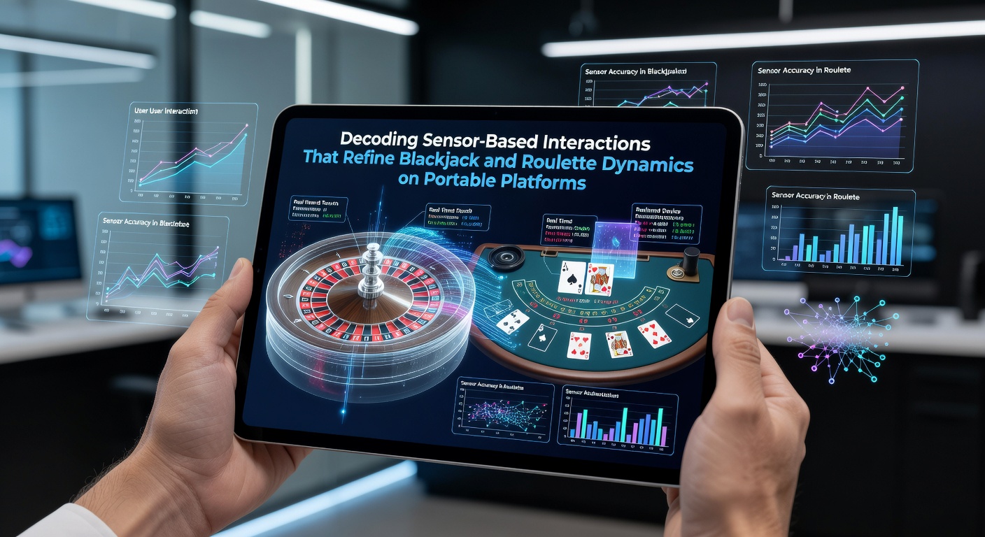 Close-up of smartphone gyroscope data visualization overlaid on a roulette wheel interface
